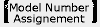 Model Number Assignement