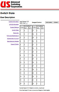 universal switching web browser control and monitor driver